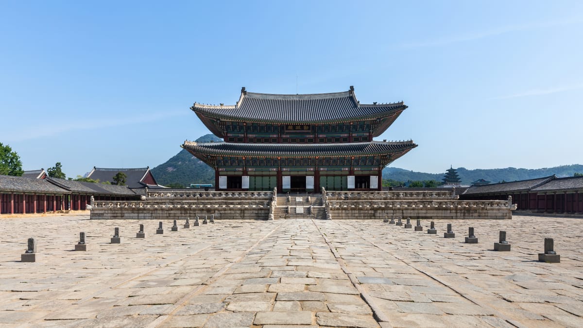 Geunjeongjeon, the throne hall of Gyeongbokgung Palace